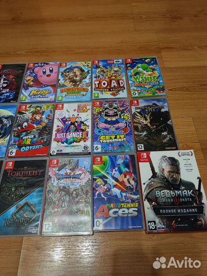 Игры Nintendo Switch в ассортименте