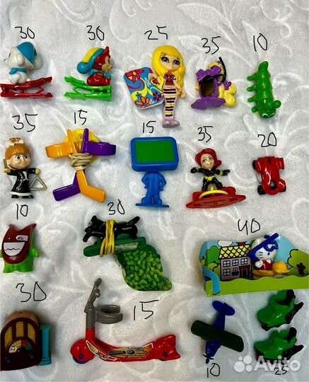 Игрушки из киндера