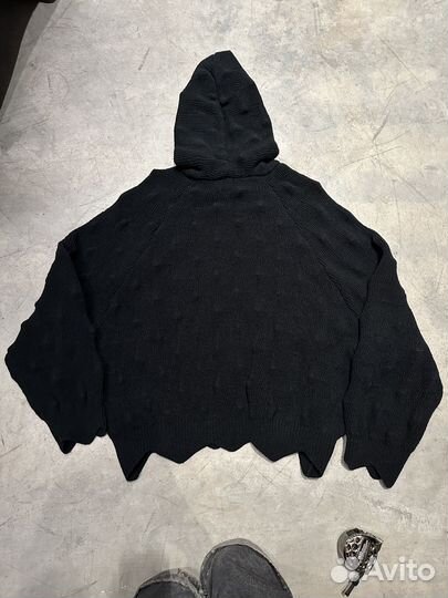 Mad frenzy spiked knit hoodie (вязаный худи)