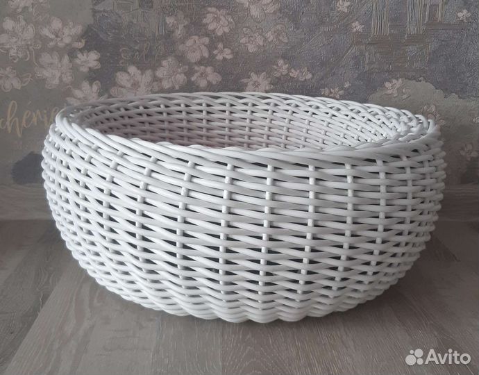 Кашпо из ротанга