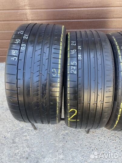 Continental SportContact 6 275/45 R21 и 315/40 R21