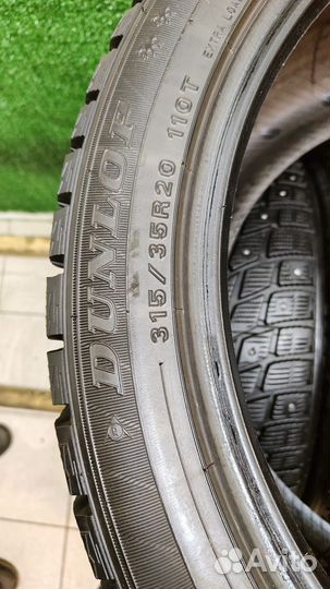 Dunlop SP Winter Ice 02 275/40 R20 и 315/35 R20