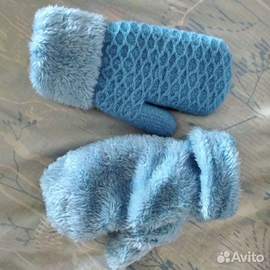 Варежки зимние детские