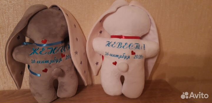 Игрушка Заяц с метрикой