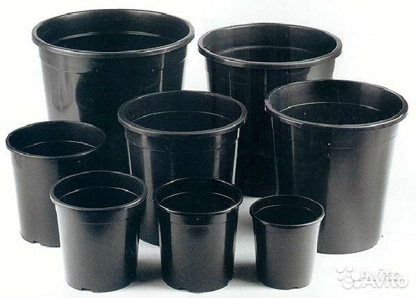 Касеты, контейнеры, горшки разных размеров и типов