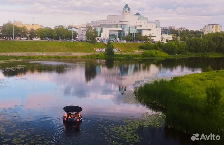 Прокат гриль-лодки