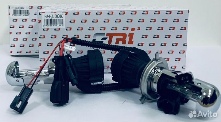 Лампа биксенон С-TRI h4 1шт