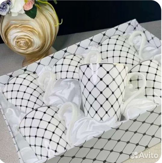 Набор кружек из 6 шт в подарочной упаковке