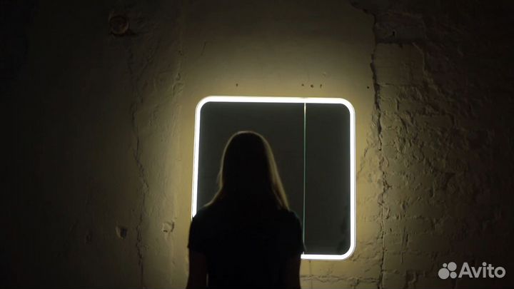 Зеркальный шкаф в ванную Лана 80