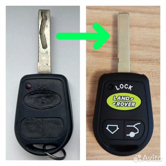 Новый ключ для Range Rover l322 (дорест)