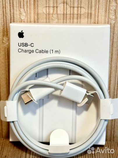 Кабель зарядки Apple USB-C Charge Cable 1m (новый)