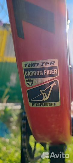Карбоновый двухподвес Twitter Forest (L), новый