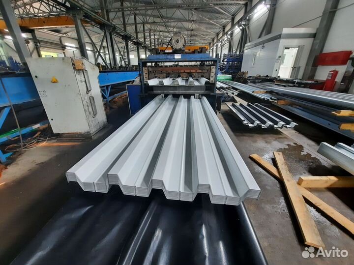 Профнастил 2-х сторон. оцинкованный нс-35 0,4х1000