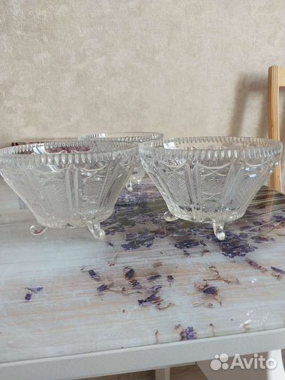 Салатник хрустальный