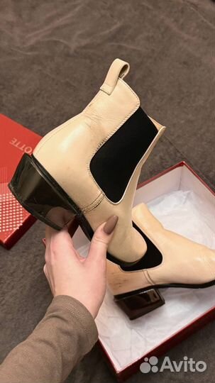 Ботинки mascotte женские челси казаки 38