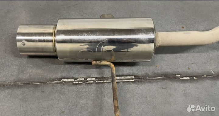 Прямоточный глушитель