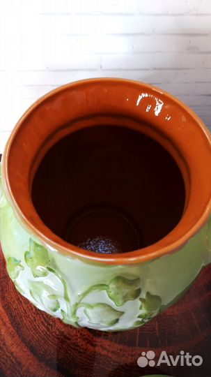 Большой красивый заварочный чайник керамика