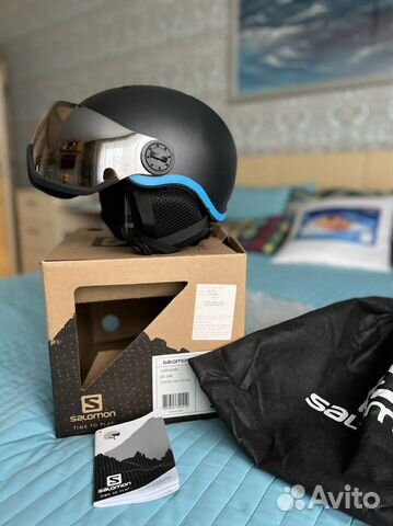 Горнолыжный шлем с визором Salomon Grom Visor