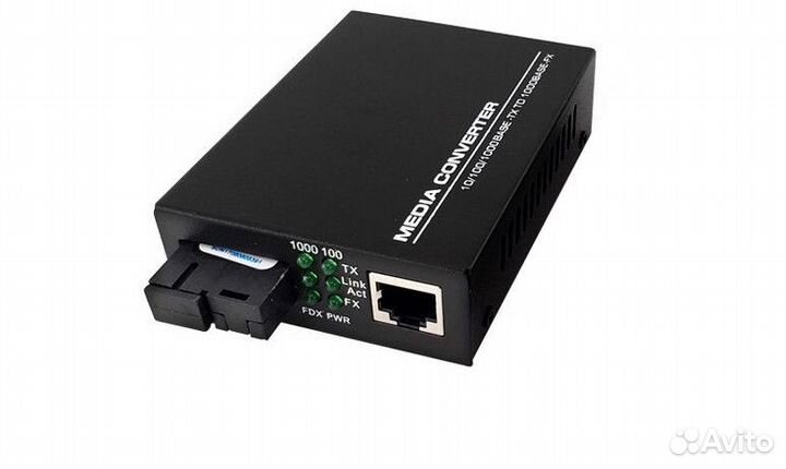 За 1шт Новый Медиаконвертер Гигабитный WDM