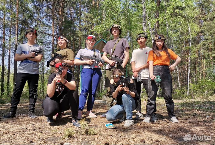 Выездные лазертаг игры в Кургане и области
