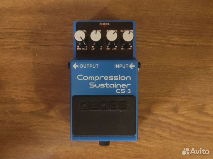 Педаль эффектов boss compression sustainer cs-3