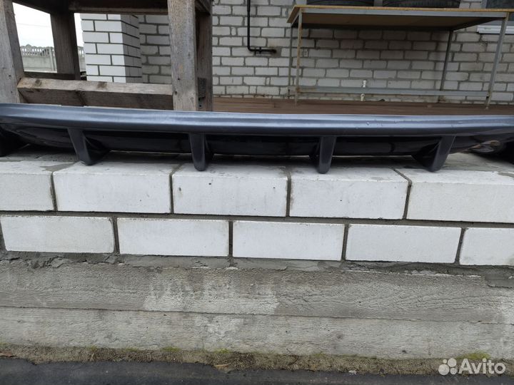 Накладка на задний бампер Лансер 10