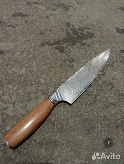 Кухонный шеф-нож Дамаск VG-10 (67 слоёв)