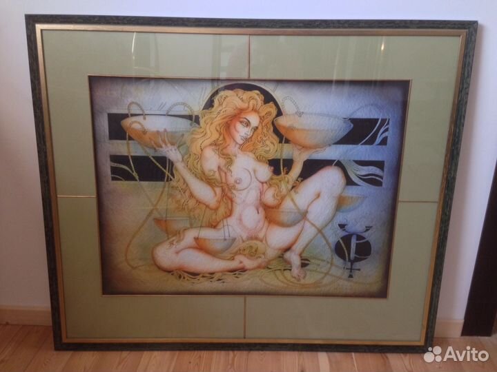 Брусиловский «Весы» из цикла «Знаки зодиака»