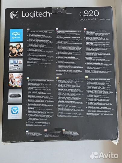 Веб камера Logitech hd pro webcam c920s