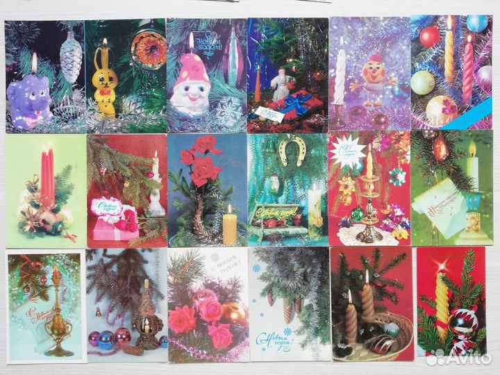 Открытки новогодние советские