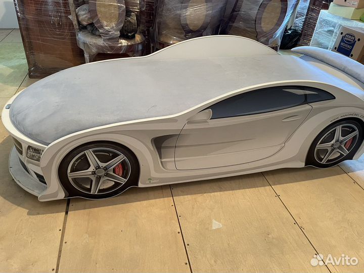 Детская кровать машинка плюс шкаф