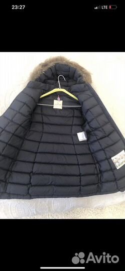 Пуховое пальто Moncler для девочки 158 рост