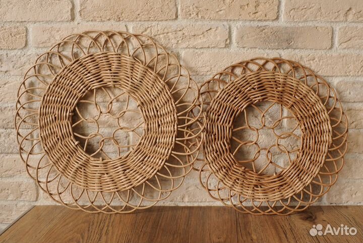Плетеная корзина/ Панно на стену
