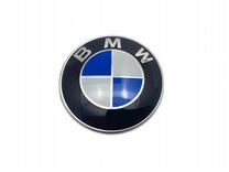 Эмблема на капот и багажник BMW 82 мм Алюминий