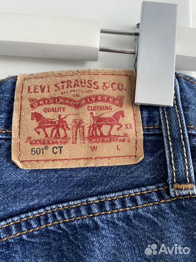 Женские джинсы levis 501 24/32 оригинал