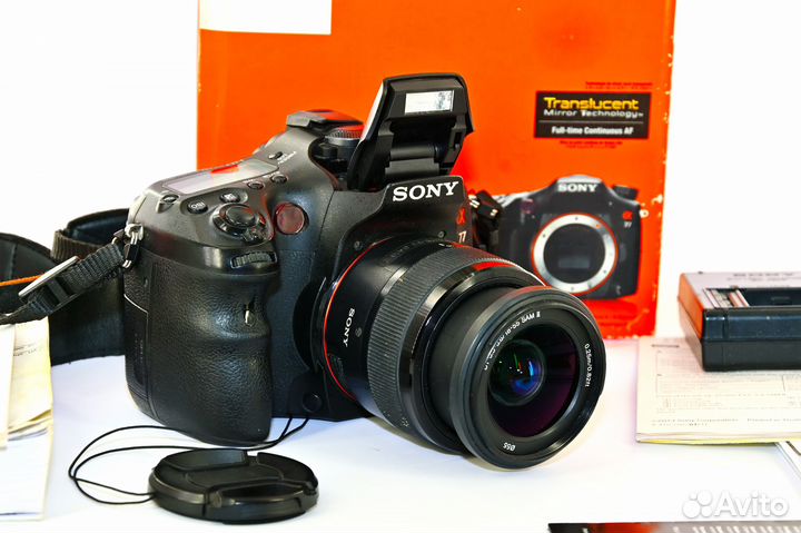 Sony Alpha A77 24.3MP зеркалка Kit DT SAM II