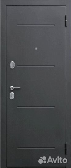 Входная Дверь 7,5 Гарда Серебро Темный Кипарис