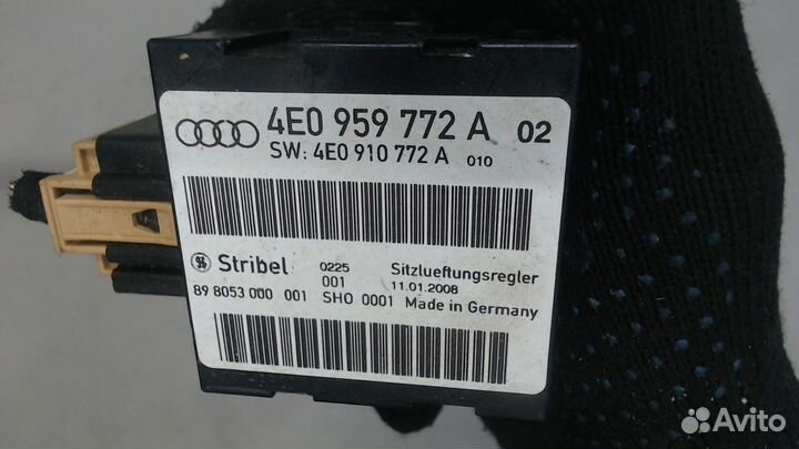 Блок управления сиденьями Audi A8 (D3), 2008