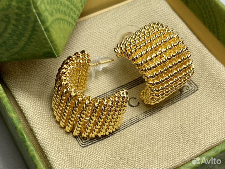 Серьги премиум