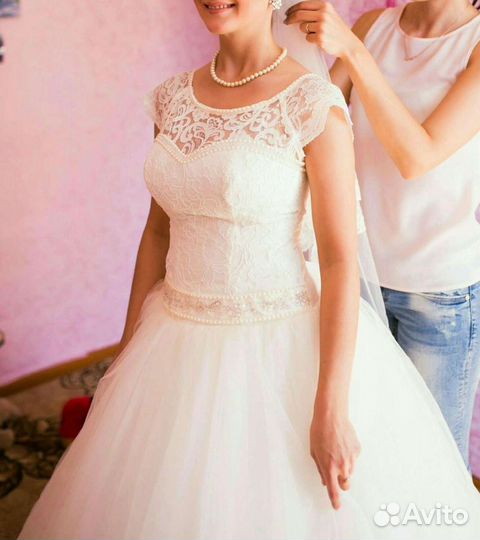 Свадебное платье 42-44 р