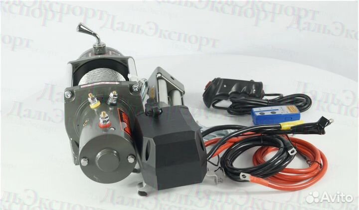 Лебедка электрическая 12V Electric Winch 6000lbs