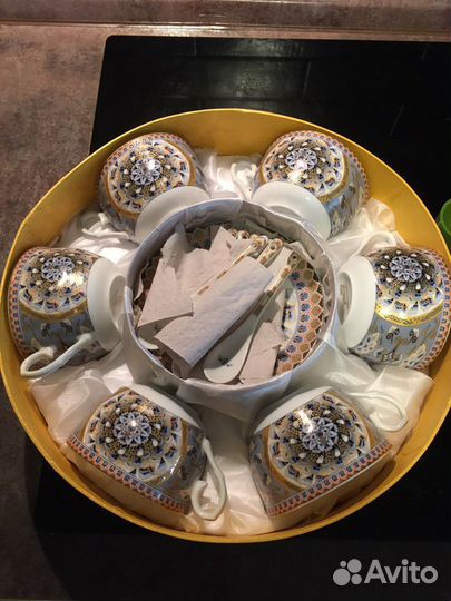 Сервиз чайный фарфор на 6 персон