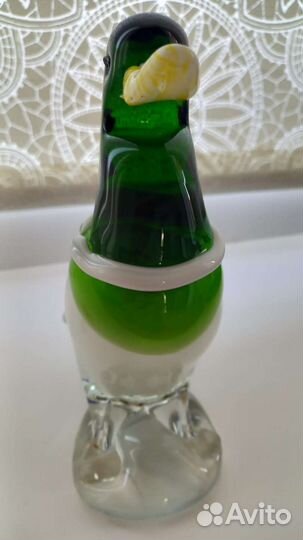 Муранское стекло коллекционная утка с утенком