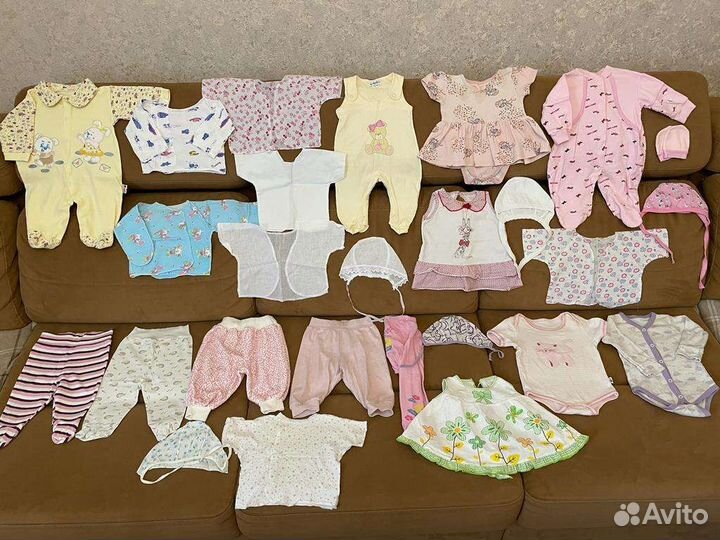 Вещи детские 0-3мес