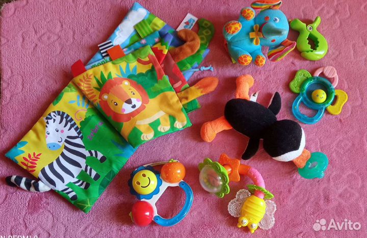 Игрушки от 0 до 1 года пакеты