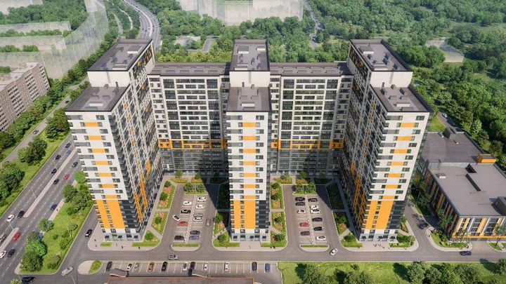 1-к. квартира, 44,3 м², 13/22 эт.