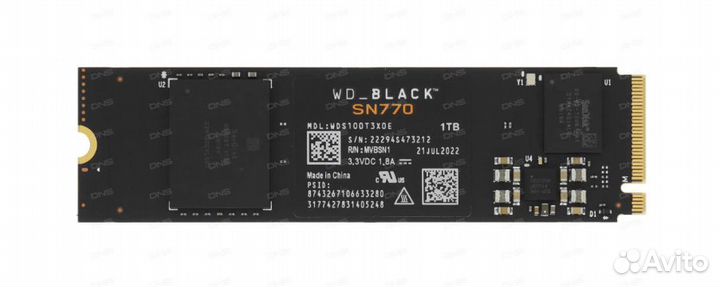 SSD 1Tb WD Black SN770 m.2