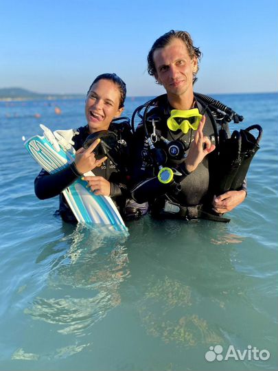 Дайвинг в Туапсе.Пробное погружение для новичков