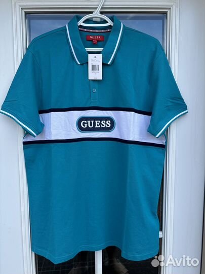 Новая рубашка поло Guess с вышитым Logo
