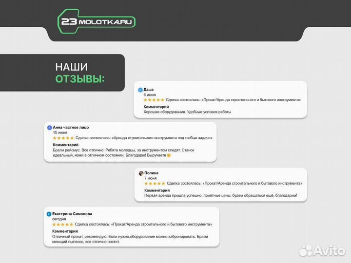 Аренда / Прокат Строительного Инструмента